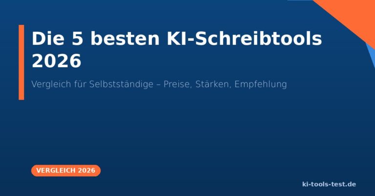 Die 5 besten KI-Schreibtools 2026 für Selbstständige